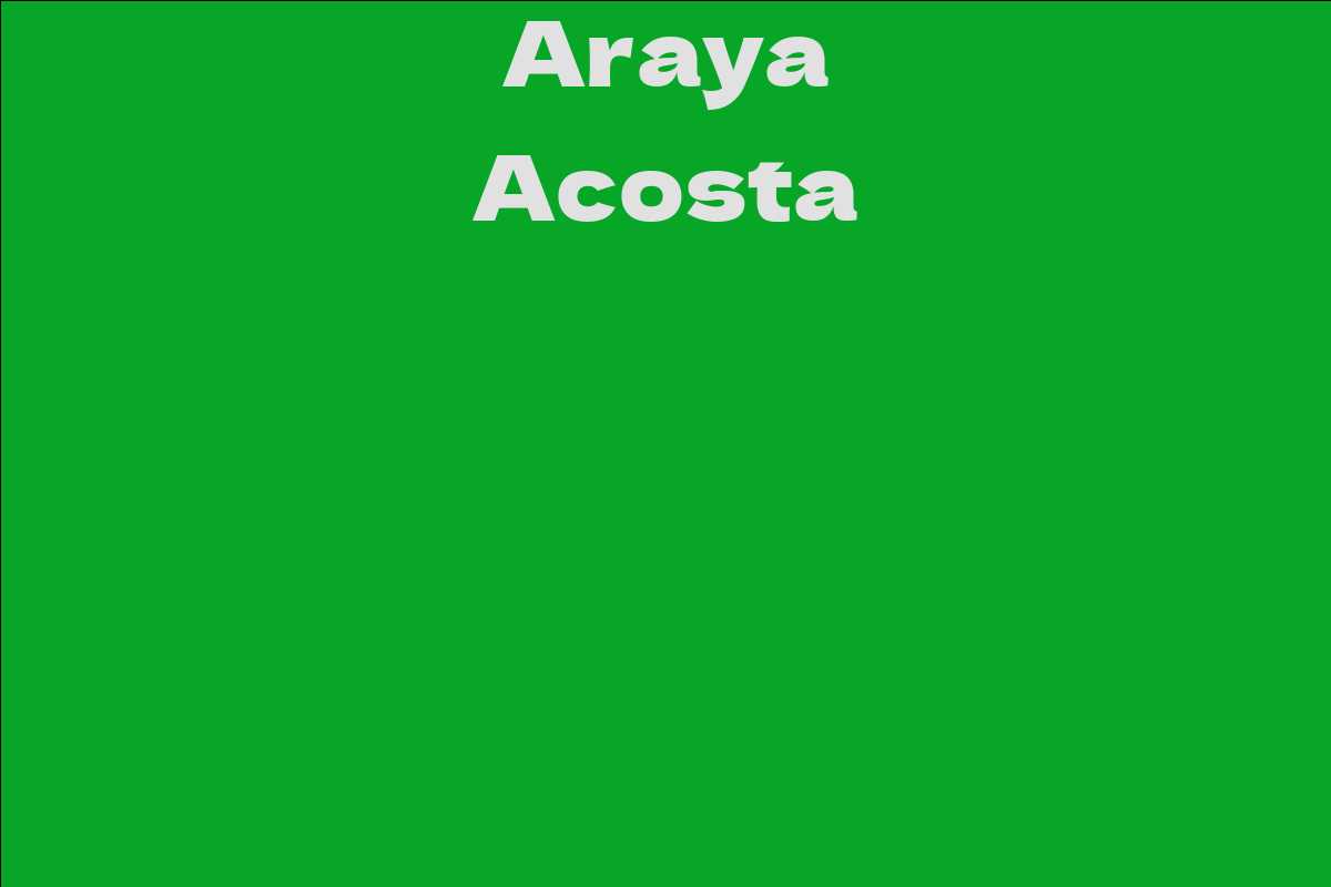 Araya Acosta Porn Video